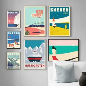 Daedalus Designs - Travel Sweden Denmark Gallery Wall Canvas Art - Review