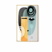 Daedalus Designs - Abstract Nude Lady Geometric Lines Canvas Art - Review
