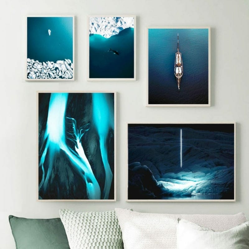 Daedalus Designs - Deep Blue Sea Glacier Canvas Art - Review