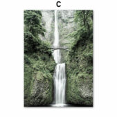 Daedalus Designs - Jungle Waterfall Mountain Gallery Wall Canvas Art - Review
