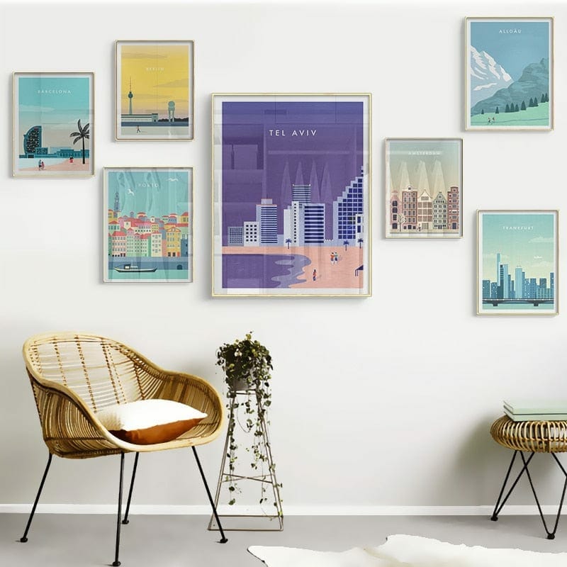Daedalus Designs - World's Notable Cities Gallery Wall Canvas Art - Review