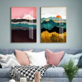 Daedalus Designs - Mountain Sunrise & Sunset Landscape Canvas Art - Review