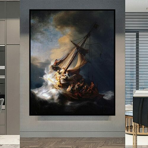 Daedalus Designs - The Storm on The Sea of Galilee Canvas Art - Review