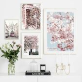 Daedalus Designs - Sakura Rose Paris Fountain Gallery Wall Canvas Art - Review