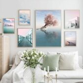 Daedalus Designs - Blue Sky Sakura Tree Canvas Art - Review