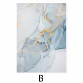 Daedalus Designs - Hazy Blue Marble Background Canvas Art - Review