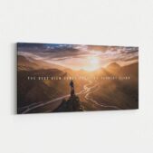 Daedalus Designs - The Best View Comes From The Hardest Climb Canvas Art - Review