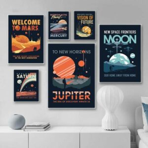 Daedalus Designs - Intergalactic Travel Planets Gallery Wall Canvas Art - Review