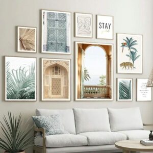 Daedalus Designs - Seaside Moroccan Balcony Arch Gallery Wall Canvas Art - Review