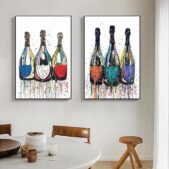 Daedalus Designs - Champagne Bottle Canvas Painting - Review