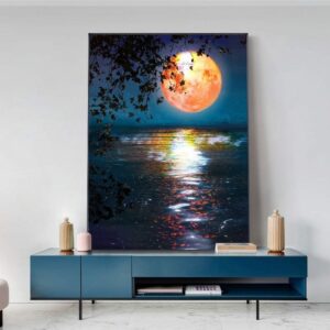 Daedalus Designs - Full Moon Lakeview Canvas Art - Review