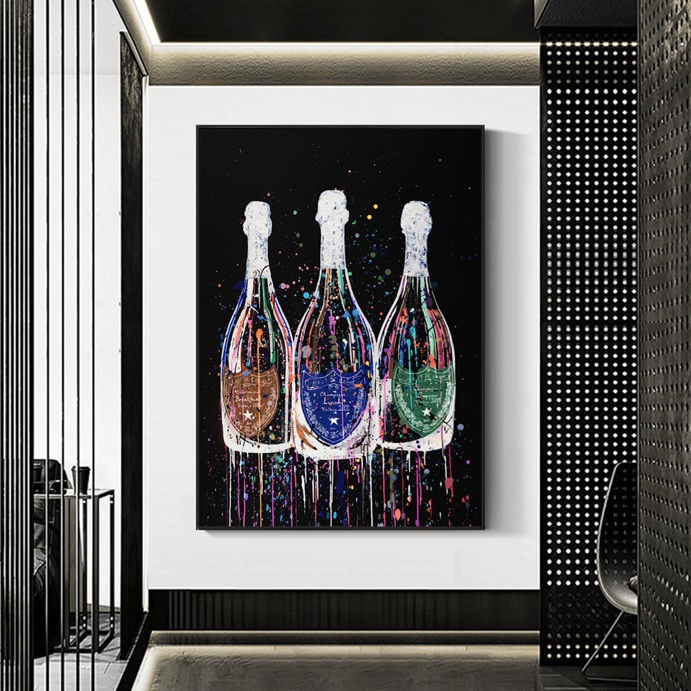 Daedalus Designs - Champagne Bottle Canvas Painting - Review