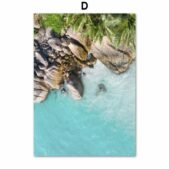 Daedalus Designs - Caribbean Beach Surf Palm Tree Gallery Wall Canvas Art - Review