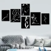 Daedalus Designs - Nude Lady Silhouette Gallery Wall Canvas Art - Review