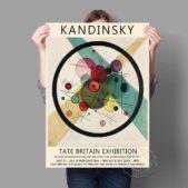 Daedalus Designs - Wassily Kandinsky Vintage Exhibition Poster Canvas Art - Review