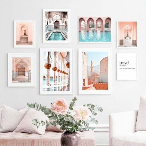 Daedalus Designs - Moroccan Luxury Palace Resort Gallery Wall Canvas Art - Review