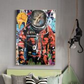 Daedalus Designs - Red Astronaut Graffiti Street Art - Review
