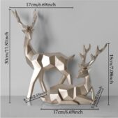 Daedalus Designs - Geometric Deer Family Statue - Review