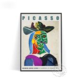 Daedalus Designs - Pablo Picasso Exhibition Poster Canvas Art | Portrait Of Dora Maar | Surrealism Wall Art | Girl Before A Mirror - Review