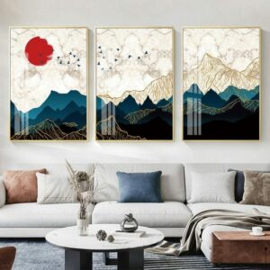 Daedalus Designs - Japanese Mountain Sunrise Painting Canvas Art - Review