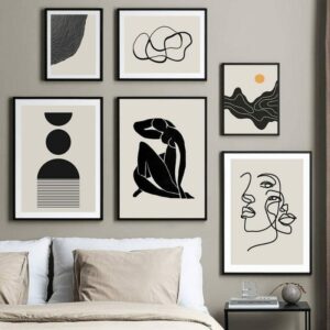 Daedalus Designs - Minimalist Line & Shapes Gallery Wall Canvas Art - Review