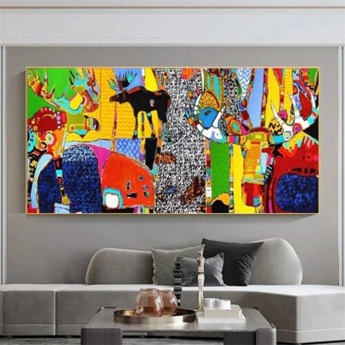 Daedalus Designs - Abstract Colorful Animal Canvas Art - Review