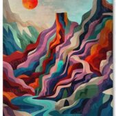 Daedalus Designs - Mountain Sun Sea Rainbow Canvas Art - Review