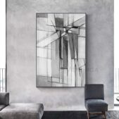 Daedalus Designs - Modern Abstract Black Grey Canvas - Review