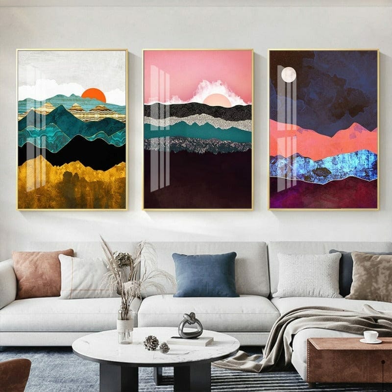 Daedalus Designs - Mountain Sunrise & Sunset Landscape Canvas Art - Review