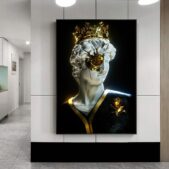 Daedalus Designs - Golden Crown David Sculpture Canvas Art - Review