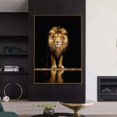 Daedalus Designs - Golden African Lion Canvas Painting - Review