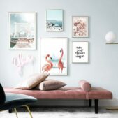 Daedalus Designs - Flamingo Coastal City Canvas Art - Review