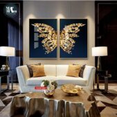 Daedalus Designs - Nordic Golden Butterfly Canvas Art - Review