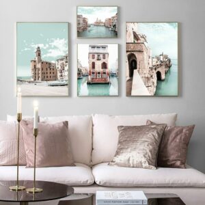 Daedalus Designs - Sea Castle Venice Architecture Gallery Wall Canvas Art - Review