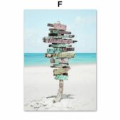 Daedalus Designs - Tropical White Sand Island Resort Gallery Wall Canvas Art - Review