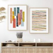 Daedalus Designs - Boho Abstract Shapes & Lines Gallery Wall Canvas Art - Review