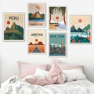 Daedalus Designs - Bali Arizona Peru New York Gallery Wall Canvas Art - Review