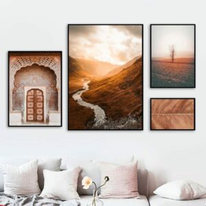 Daedalus Designs - Morocco Natural Sunset Tree Gallery Wall Canvas Art - Review