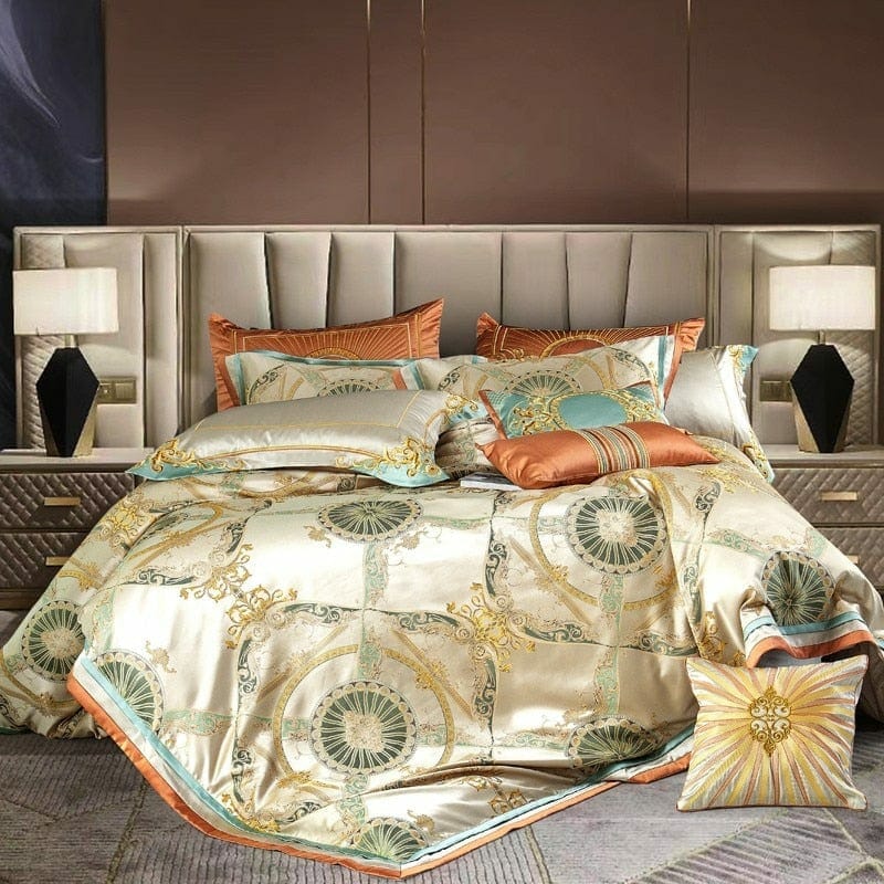 Daedalus Designs - Callisto Silk Luxury Jacquard Duvet Cover Set - Review