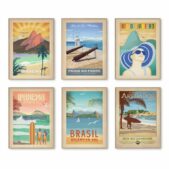 Daedalus Designs - Brazillian Beach Summer Vacation Gallery Wall Canvas Art - Review