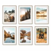 Daedalus Designs - Autumn Lakeview Gallery Wall Canvas Art - Review
