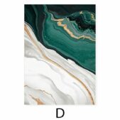 Daedalus Designs - Dark Green Emerald Marble Canvas Art - Review
