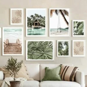 Daedalus Designs - Island Summer Gateway Beach Gallery Wall Canvas Art - Review