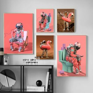 Daedalus Designs - Space Astronaut on Toilet Sitting Canvas Art - Review