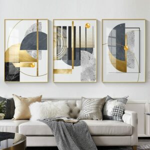 Daedalus Designs - Abstract Golden Geometric Canvas Art - Review