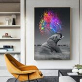 Daedalus Designs - Colorful Elephant Canvas Art - Review