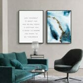 Daedalus Designs - Scandinavian Blue Gallery Wall Canvas Art - Review