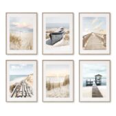 Daedalus Designs - Wooden Pier Bridge Island Gallery Wall Canvas Art - Review