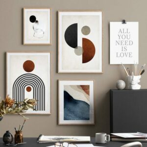 Daedalus Designs - Weimar Circles Sketch Line Gallery Wall Canvas Art - Review