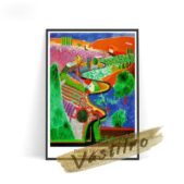 Daedalus Designs - David Hockney Painting Exhibition Poster Canvas Art - Review